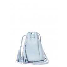 Light blue drawstring bag