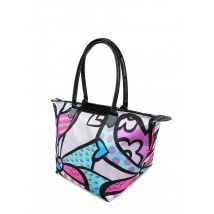 POOLPARTY bag in floral print with flap