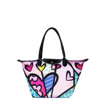 POOLPARTY bag in floral print with flap