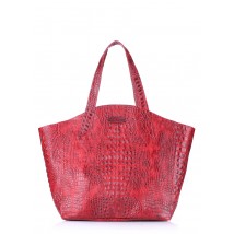 Leather bag POOLPARTY Fiore