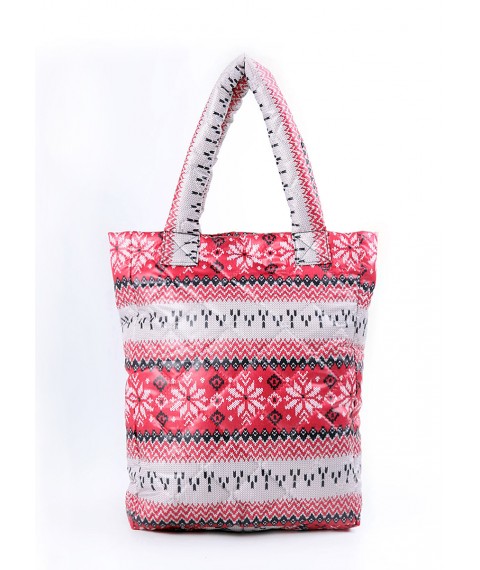 POOLPARTY puffer bag with Nordic pattern
