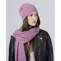 Stole scarf women's demi-season lavender