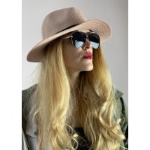 Шляпа плетеная женская демисезонная  розовая