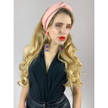 Damen Stirnband Demi-Saison Double Turban Turban Pulver