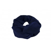 Women's headband demi-season double turban turban velvet blue
