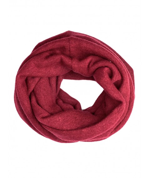 Снуд хомут женский теплый зимний  шерстяной шарф  бордовый