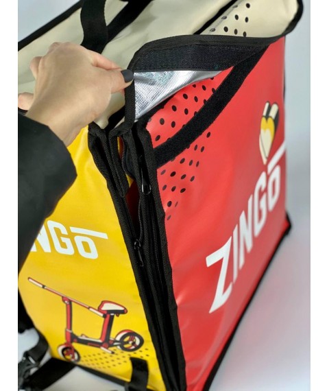 pizza sushi food delivery backpack