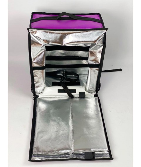 Рюкзак для курьера Глово для доставки фиолетовый