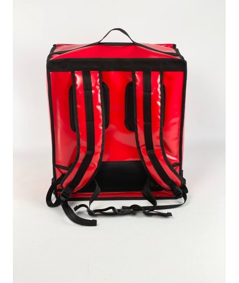 Backpack for food pizza delivery courier red GL2 (Glovo)
