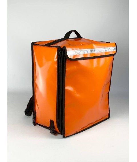 Термо рюкзак для доставки оранжевый (Глово) GL3