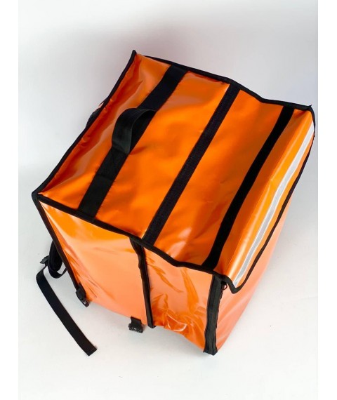 Термо рюкзак для доставки оранжевый (Глово) GL3