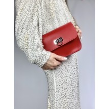 Rote Damenhandtasche aus Kunstleder FUx4