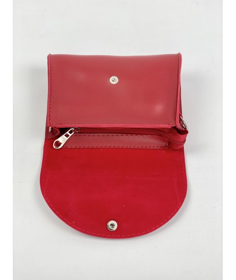 Красная сумка-трансформер женская из экокожи 99x2