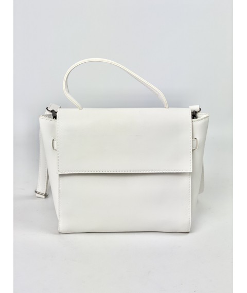 Белая женская сумка средняя из экокожи SD22x2
