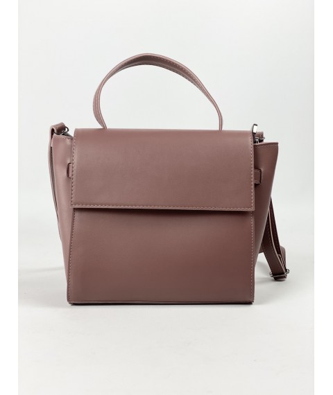 Women's bag burgundy-lilac eco-leather SD22x7