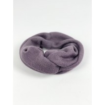 Headband womens demi-season double turban turban woolen lavender