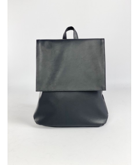Женский черный рюкзак в экокоже KL1x16