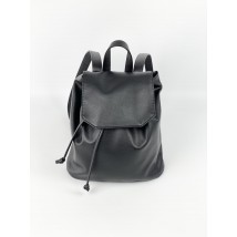 Backpack women's black city medium size