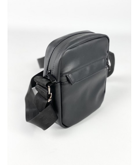 MMx1 schwarze Schultertasche aus Kunstleder f?r Damen