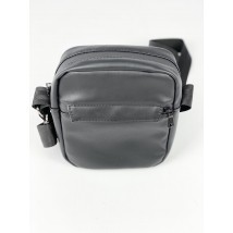 Women's rectangular crossbody bag cross-body made of eco-leather black MMx1