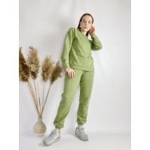 Green tracksuit for women, light, made of cotton, size S