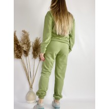 Green tracksuit for women, light, made of cotton, size S