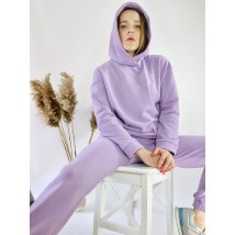 Lavendel Sweatshirt Sweatshirt f?r Damen mit Taschen und einer Kapuze aus Baumwolle leichte Gr??e XS-S HDMx6