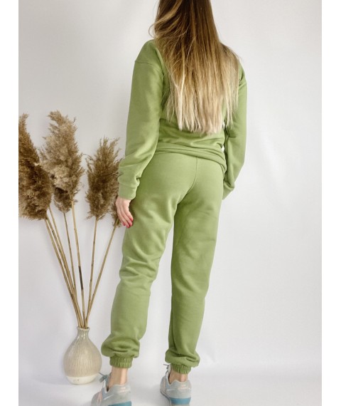 Зеленый свитшот женский из хлопка легкий размер M (SWT2x9)