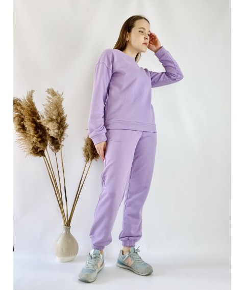 High-rise lilac jogging pants for women size L JOGx6