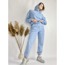 Blaue Damen-Jogginghose mit hohem Bund Gr??e S JOGx9
