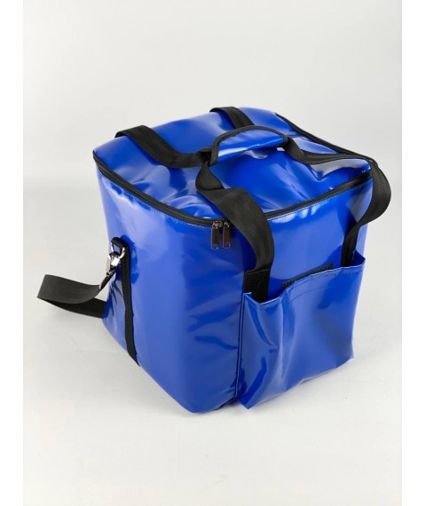 THERMO BAG FOR DELIVERY OF FOOD, SUSHI, BEVERAGES COLOR BLUE KTZ04