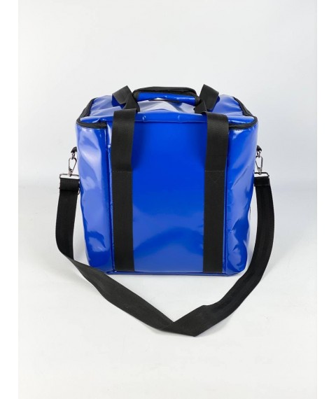 THERMO BAG FOR DELIVERY OF FOOD, SUSHI, BEVERAGES COLOR BLUE KTZ04