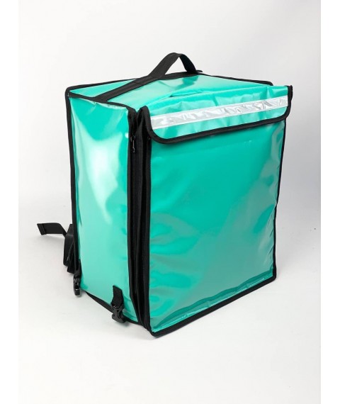 Backpack for food delivery pizza sushi drinks color Turquoise GL6 (Glovo)