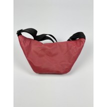 Women's paper waist bag burgundy 1PSBx6