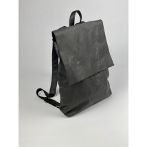 Мужской рюкзак прямоугольный бумажный черный KL1x23