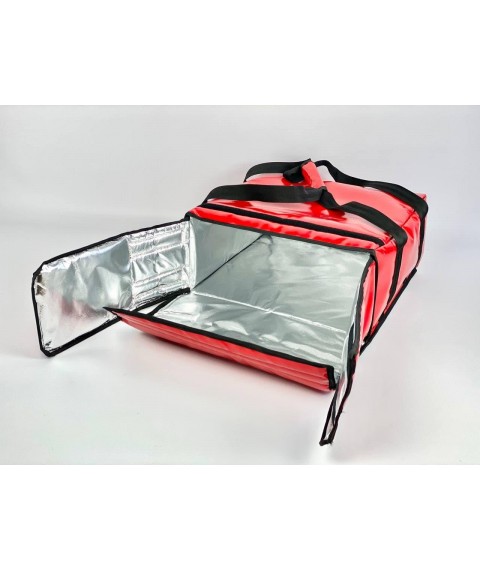 Thermotasche f?r Pizzalieferung 45*45*21 rot