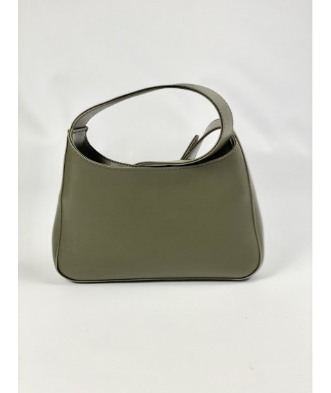 Женская сумочка из экокожи зеленая