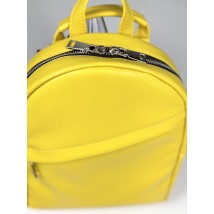 Желтая сумка-рюкзак женская из искуственной кожи RM1x2