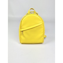 Желтая сумка-рюкзак женская из искуственной кожи RM1x2