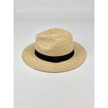 Мужская соломенная шляпа из мягкой соломки STRx2