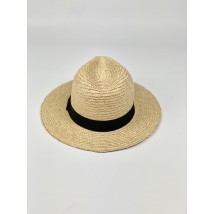 Мужская соломенная шляпа из мягкой соломки STRx2