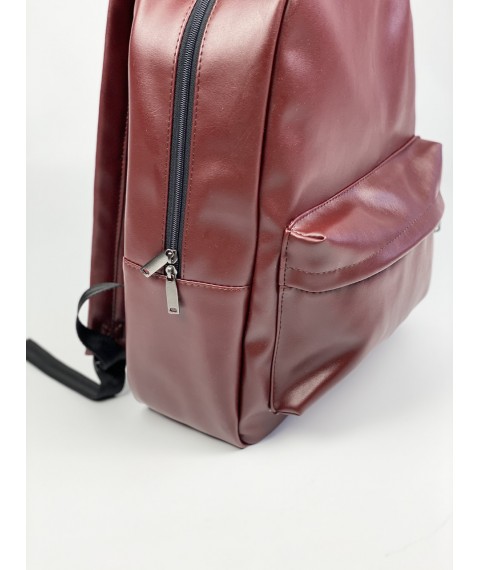 Men's urban briefcase burgundy