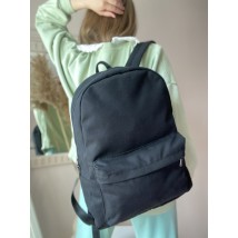 Black women's backpack large fabric