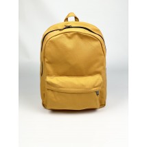 Backpack large fabric female yellow