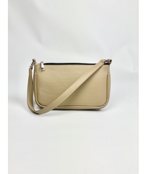 Women's handbag beige mini