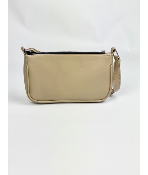Women's handbag beige mini
