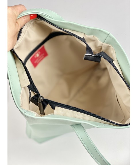 Женская сумка бирюзовая экокожа SP2x20