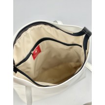 Women's bag white eco-leather SP2x19