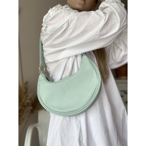 Women's shoulder bag turquoise eco-leather BG2x7