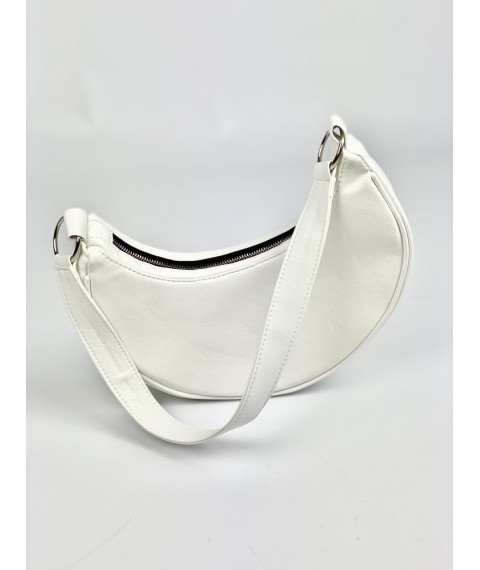 Women's bag white eco-leather BG2x3